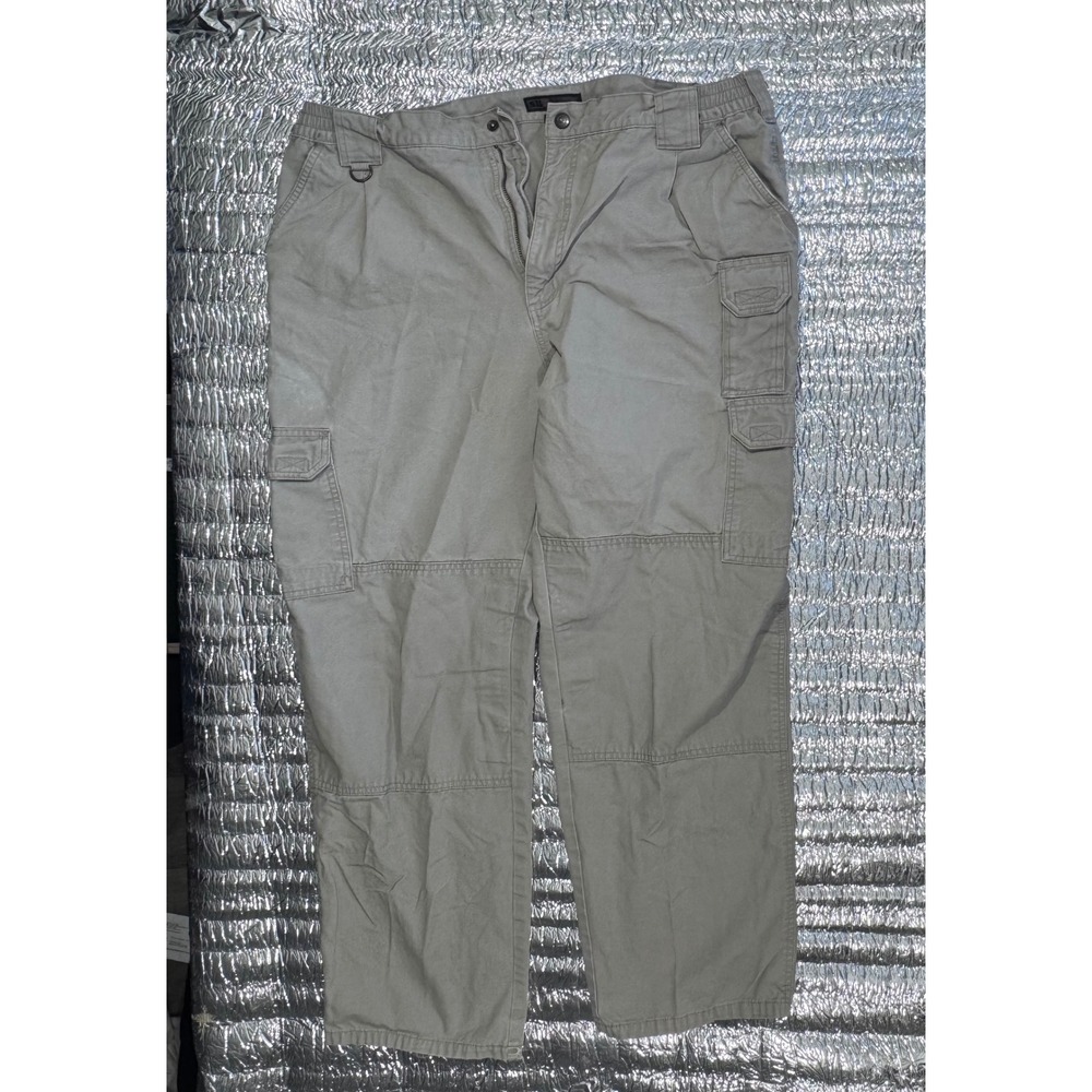 5.11 Tactical Mens Khaki Tan Cotton Canvas Cargo Pants 40x32 74251